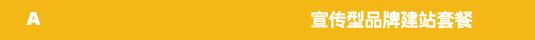 宣传型品牌建站套餐